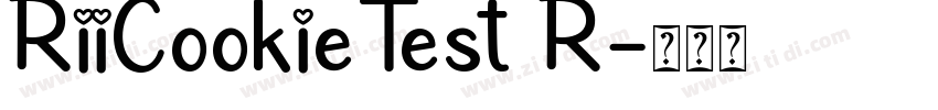 RiiCookieTest R字体转换